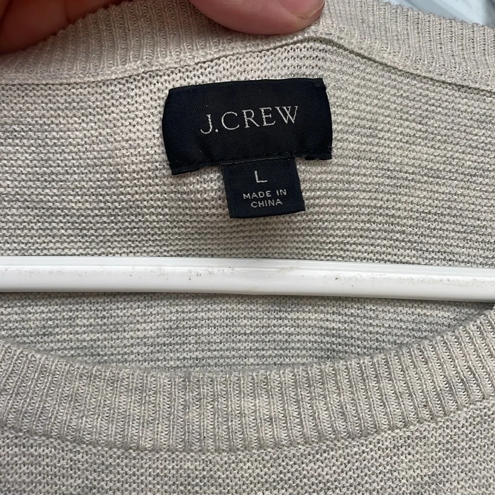 Like New J.Crew Cotton Crewneck Sweater!  Men’s LG